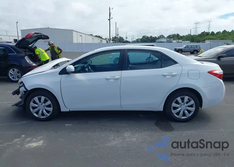 2016 Toyota Corolla Le z USA, uszkodzony, nr VIN 2T1BURHE4GC544423